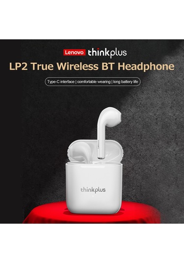 Singree Lenovo Thinkplus Lp2 Kablosuz Kulaklık - Bt5.0, 13mm Ses Ünitesi, Enc Gürültü Azaltma, Hızlı Şarj, Spor Ve Günlük Kullanım