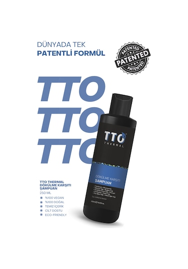 Tto Dökülme Karşıtı Şampuan 250ml Procapil,çay Ağacı Yağı,climbazole,aminexil Tüm Saçlar