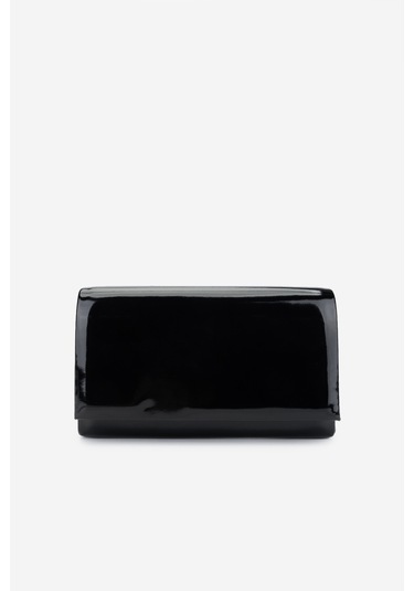 Valmenti Kadın Vegan Siyah Rugan Abiye Çanta 1083 0018 Bn Cnt Y25 Sıyah Rgn Siyah Rugan