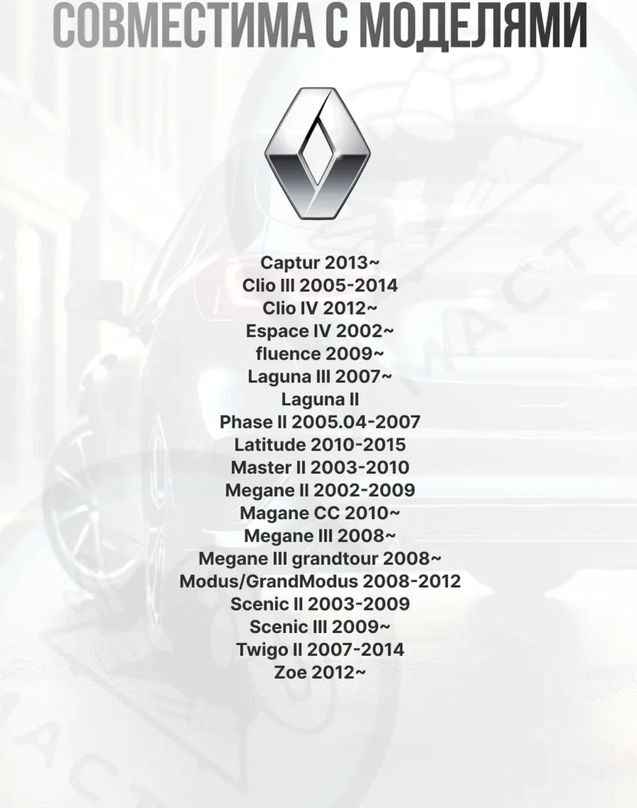 U Mastera Renault Laguna, Espace, Scenic İçin Plaka Aydınlatması 2 Adet. 340296861