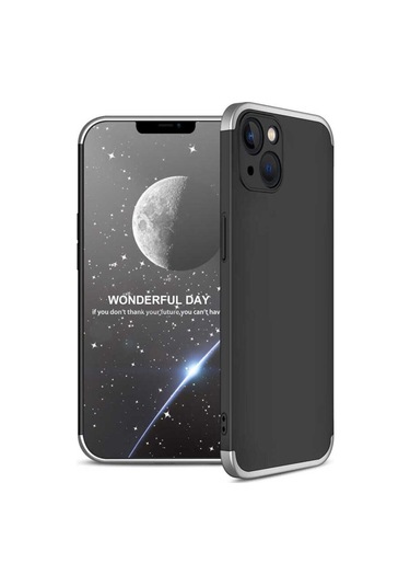 Apple Uyumlu iPhone 13 Mini Kılıf Zore Ays Kapak Siyah