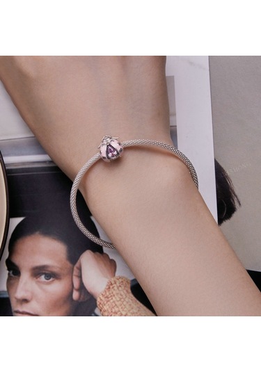 Scc2450 Ayar Gümüş S925 Uğur Böceği Böcek Bileklik Boncuklu Aksesuarlar Çok Renkli