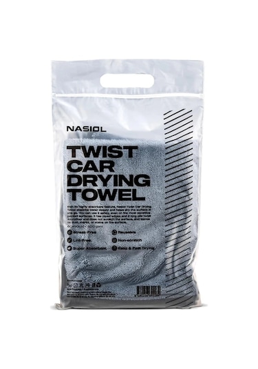Nasiol 60x90 Yüksek Emişli Mikrofiber Araç Kurulama Havlusu