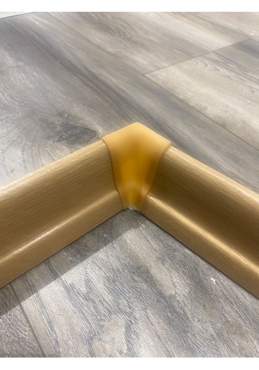 6 Cm Sütlü Kahve Süpürgelik İç Köşe Dış Köşe Aparat