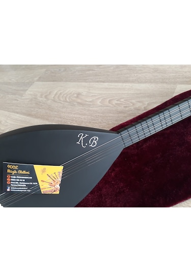 Cura Saz İsme Özel Cura Tam Set Mat Siyah