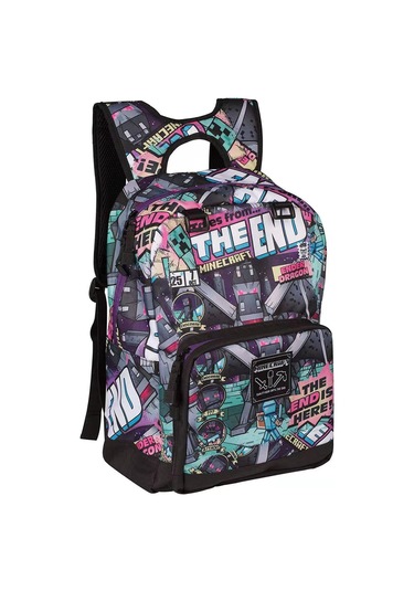 Minecraft Around Okul Çantası Sırt Çantası 17 İnç Ender Ejderhası Diğer