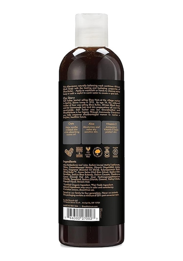Shea Moisture Afrika Siyah Sabunu Vücut Şampuanı 384ML