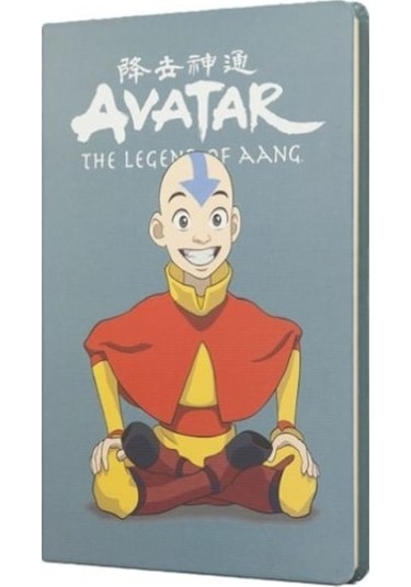 Mabbels Avatar Aang Sert Kapak Butik Defter Gri