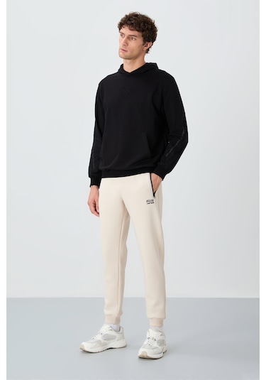 Tommy Life Cesar Bej Cepli Şardonlu Erkek Eşofman Alt - 84929 Bej