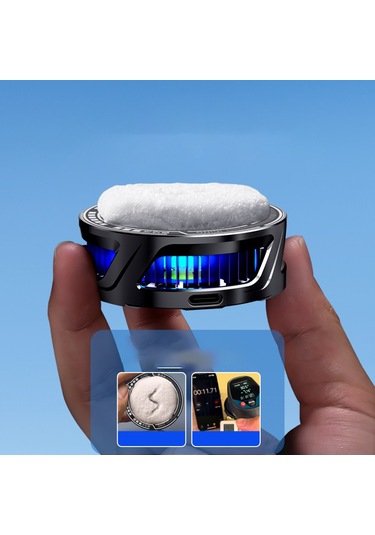 Pmr Sl-25 Cep Telefonu Soğutucu Rgb Işıklı, Kıskaçlı & Manyetik, Sessiz Güçlü Fan