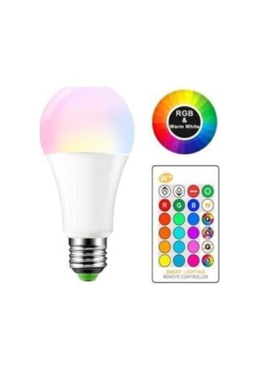 Alta Led 10 Watt Uzaktan Kumandalı Rgb Led Ampul