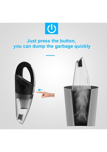 Yifomall Kablosuz Araç Ve Ev Vakumu - 3200pa Güçlü Emiş, 2200mah Pil, Hızlı Şarj, Islak/kuru Temizlik