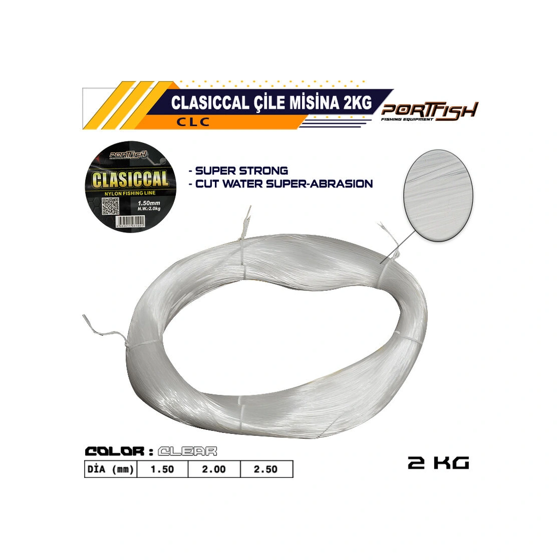 Portfish Clasiccal Çile Misina 2kg 2,50