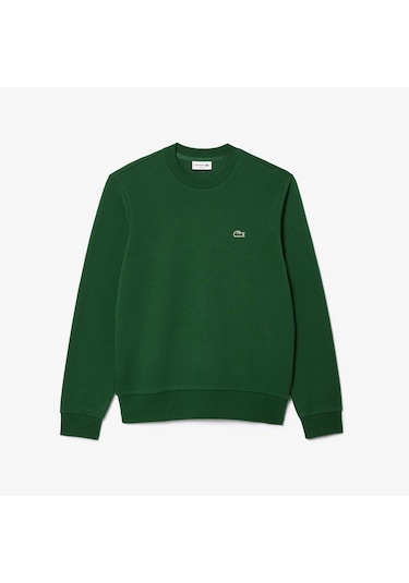 Lacoste Sh9608 Erkek Sweatshirt Yeşil