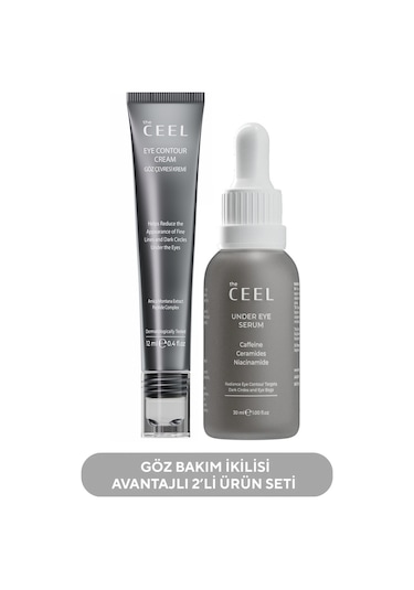 The Ceel Gözaltı Serumu 30 ML + Göz Çevresi Kremi 12 ML