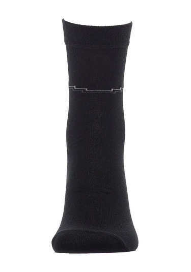 Zolotaa İgla Yüksek Pamuklu Çorap 10 Çiftlik Set 4700059 Siyah