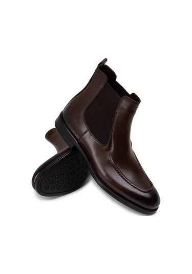 Deery Hakiki Deri Kahverengi Erkek Chelsea Bot - 01953mkhvc01