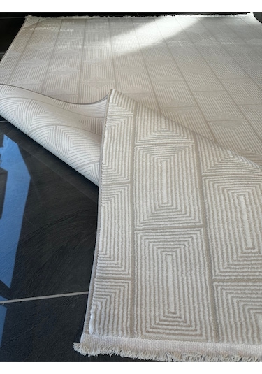 Still Halı Salon, Oturma, Yatak Odası Halısı Desen Kodu 63237-062 Bej