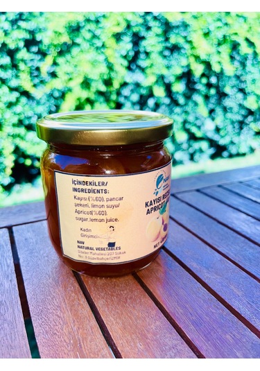 Nav Kayısı Reçeli Ev Yapımı Cam Kavanoz 450 G