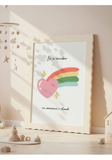 Be A Rainbow Dijital Baskı Poster V2 Çerçevesiz