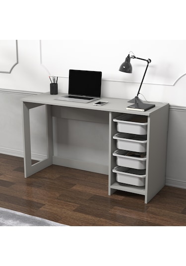 Hero Modern Çalışma Masası - 120 Cm Gri