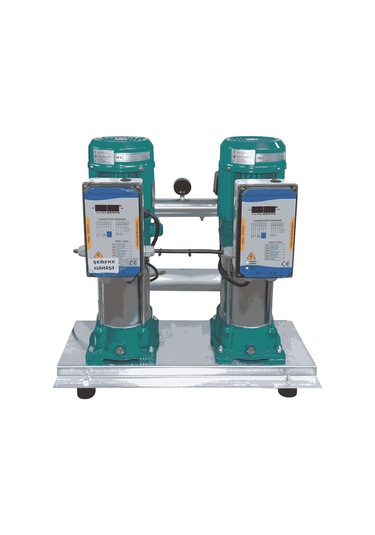 Varan Hmc10x2 Hıd Paslanmaz Çift Pompalı Hidrofor 5 HP / 3.75 kW Trifaze 380 V, 116 Mss, 16 M3/h