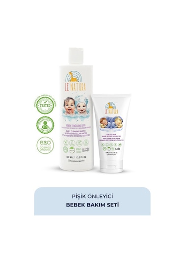 Le Natura Pişik Önleyici Bebek Bakım Seti