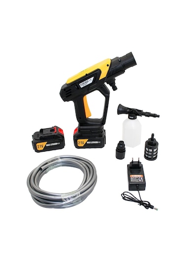 Hegı Yüksek Basınçlı Çift Akülü Araba Yıkama Makinesi 26385