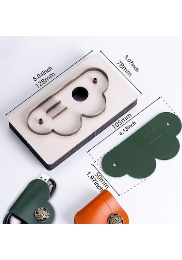 Trendooze Deri Kalıbı Odun El Sanatları Aleti, Kalıp Kesme Mücevher Yapımı Odun