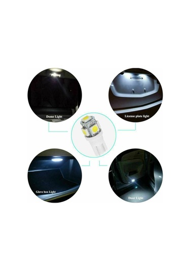 Kangvka 20'li Araç Led Işık Seti: Tavan Işığı, T10 Gösterge Lambası, Okuma Ve Plaka Işıkları - Enerji Verimli, Kolay Kurulum Diğer