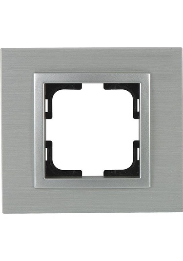 Mono Style Aluminium Sılver Gümüş Tekli Çerçeve 107-800000-160