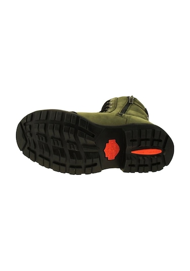 Harley Davidson Riddick Olive Crazy Deri Kadın Bot 001