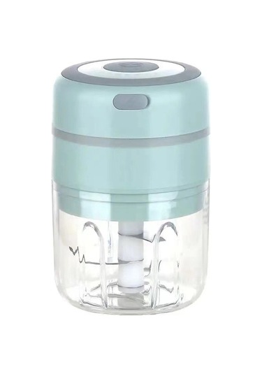 Sones Zm-14 Ev Tipi Mini Kablosuz Elektrikli Sarımsak Ezici, Renk: Yeşil Big Power 250ml