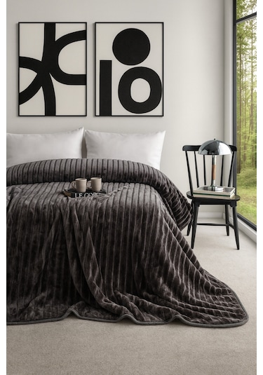 Gentle Battaniye 160 220 Antrasit Antrasit