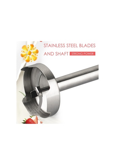 Sones Raf 600w 2 Bıçaklı Meyve Sıkacağı Pişirme Çubuğu Karıştırma Çubuğu Blender Mikseri, Ab Fişi Kırmızı