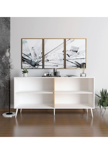 Floradesign Sarissa Konsol / Konsol / Çok Amaçlı Dolap 160 Cm Meşe