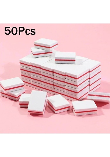 10-100 Adet Mini Parlatıcı Zımpara Dosyaları Blok Pedikür Manikür Bakımı Tırnak Sanat Tampon Lehçe Manikür Pedikür Tırnak Törpüsü Araçları Multı