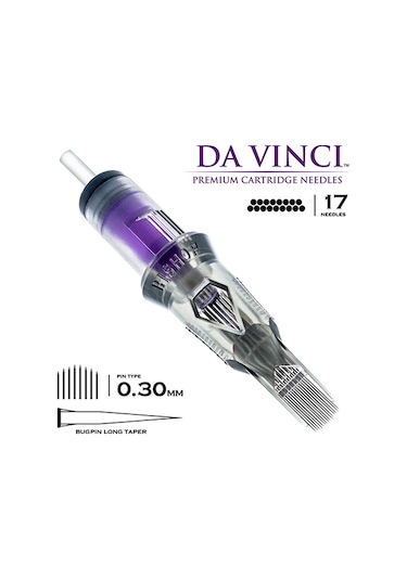 Bishop Davinci V2 1017 Cmlt Curved Magnum Bugpin Long Taper Kartuş Dövme İğnesi