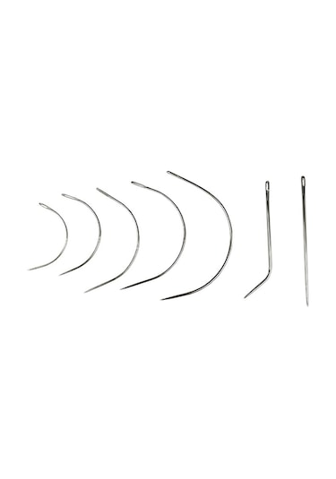 Ctipi Saç Pinjtype Saç Pinc-tipi Peruk İğnesiperuk İğnesi Büyük Kafa Saç Uzatma İğnesi Büyük Delik Kavisli İğne