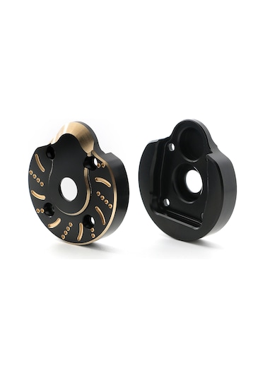 Yaozixa Axial Capra Utb Scx10 Iıı Axı03007 İçin 2 Adet Bakır Ağırlık Köprüsü - Siyah Ve Altın Rengi Rc Araba Yedek Parçası