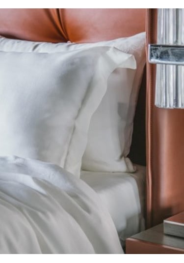 İssimo Jade Cream Vegan İpek Nevresim Takımı Çift Kişilik-1856 Çok Renkli