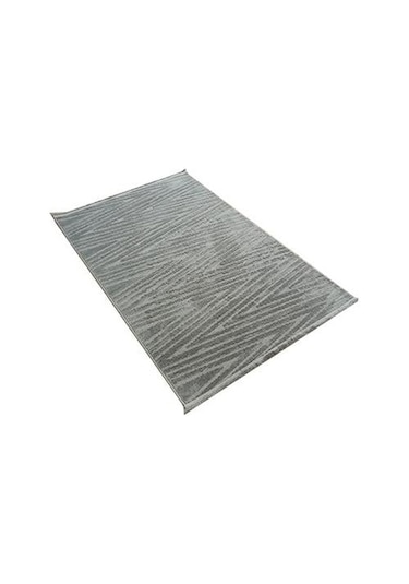 Çam Halı Eyfel 3107 Gri Romans Halı Modern Desenli Makine Halısı