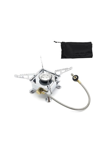 Tongxida Mini Kasa Kamp Ocağı, Bölümlü, Çay Pişirme, Taşınabilir, Gümüş Renk - Dış Kullanım, Isıtma Aleti Çok Renkli