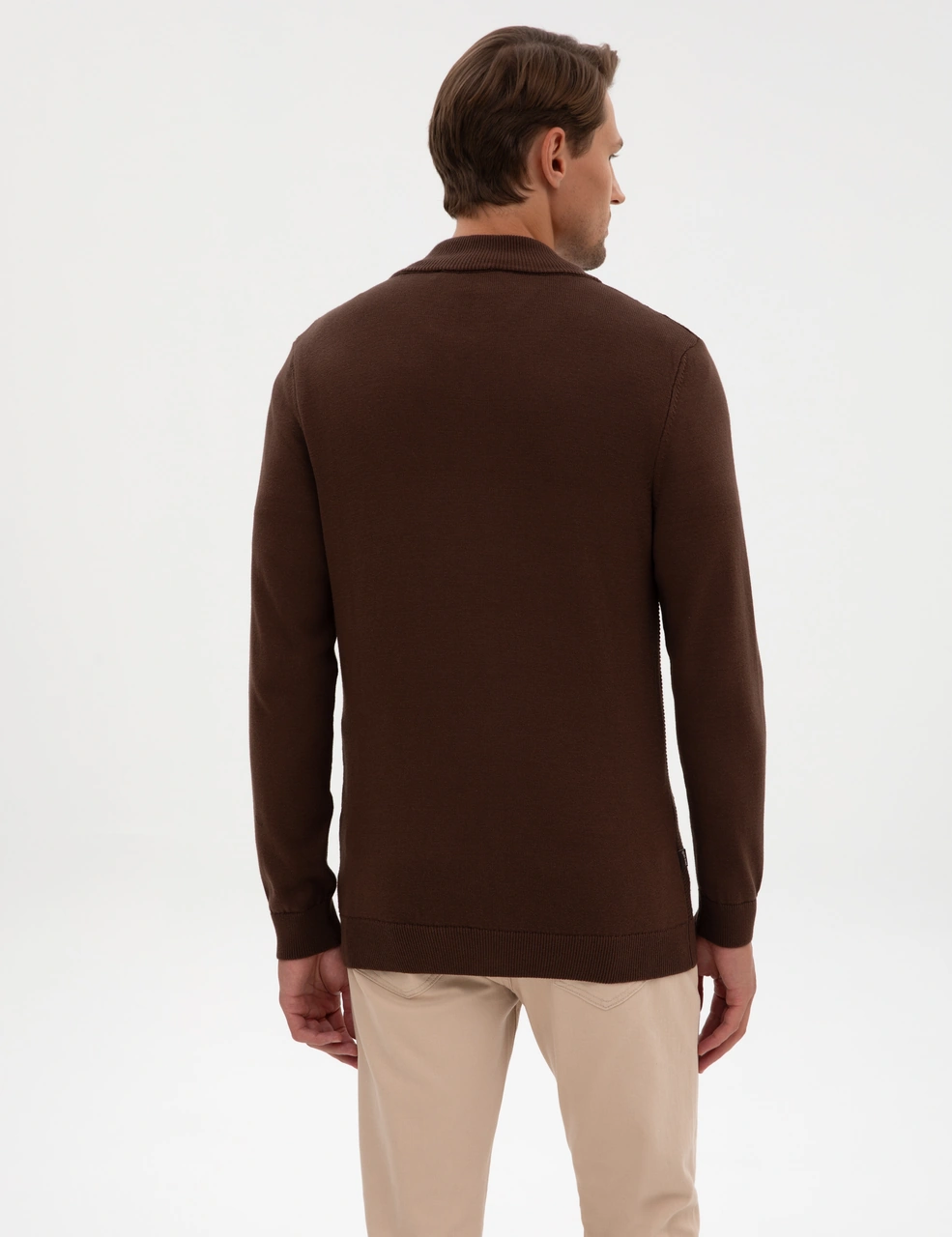 Pierre Cardin Erkek Kahverengi Hırka Triko 50317341-vr029 Kahverengi