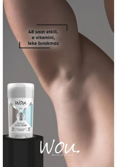 Wou Koltuk Altı Stick For Men - 75 Gr