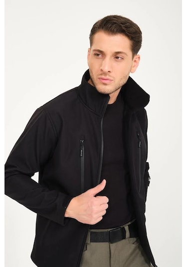 Q&steinbock Arthur Erkek Softshell-29425 Siyah