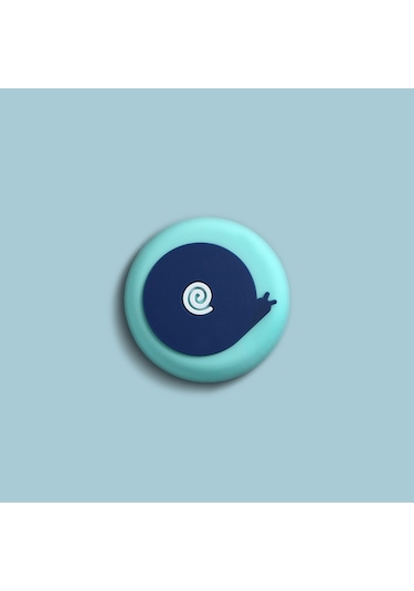 Karikatür Kapı Kolu Durdurucu Tampon Tampon Duvar Koruyucu Kapı Kolu Çarpma Pedi Ev İçin Kendinden Yapışkanlı Tasarım Salyangoz Deseni