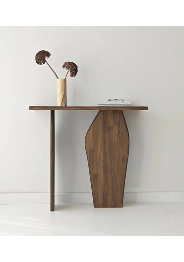 Arya Masif Ağaç Dresuar 100 Cm Ceviz