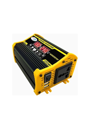 Trendooze Sones Legend Iı Nesil 12v - 220v 4000w Araç Güç Çeviricisi Siyah Siyah Ni