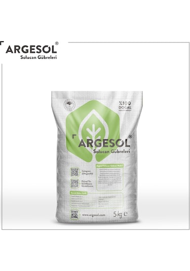 %100 Doğal Solucan Gübresi 5 KG Argesol Tarım
